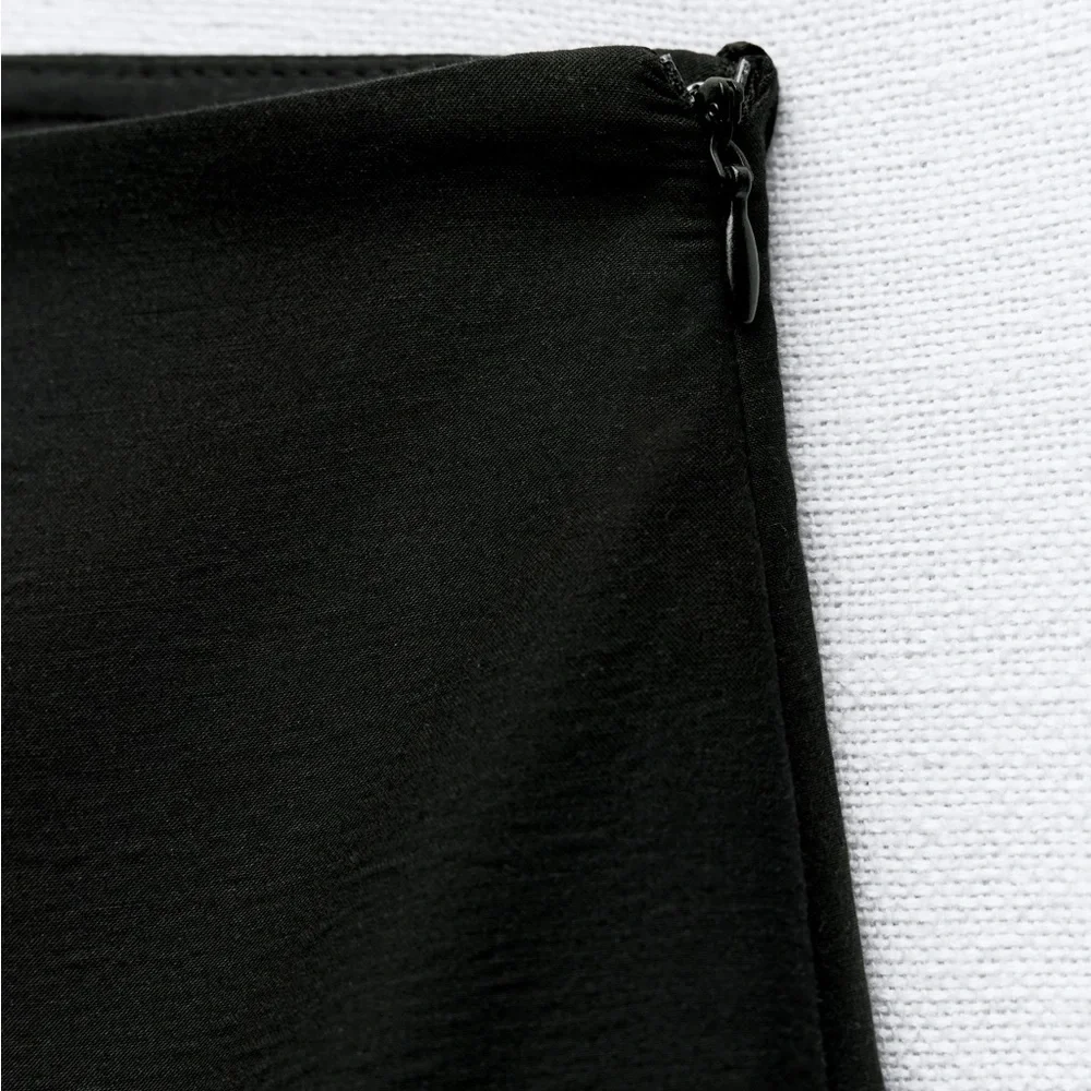 ZARA RUFFLED MINI SKIRT